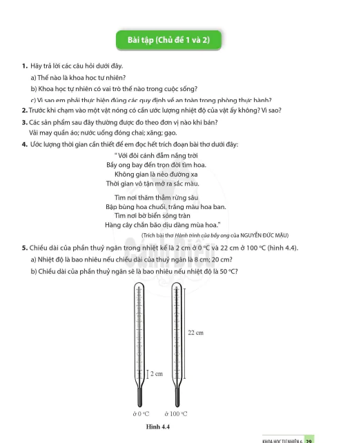 Bài tập (Chủ đề 1 và 2)