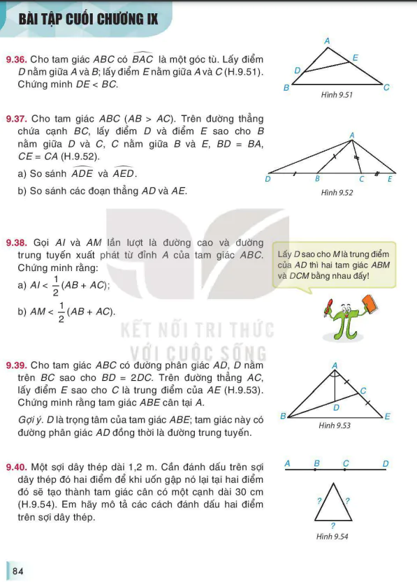 BÀI TẬP CUỐI CHƯƠNG IX