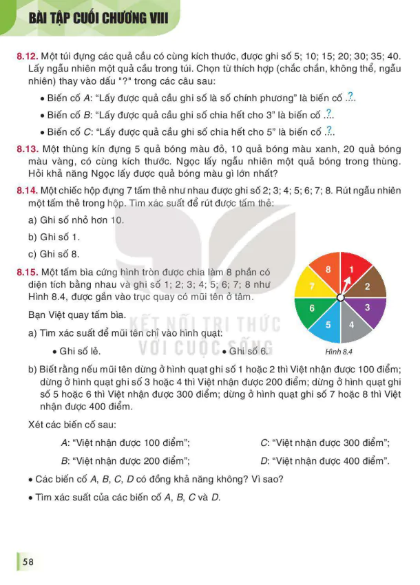 BÀI TẬP CUỐI CHƯƠNG VIII