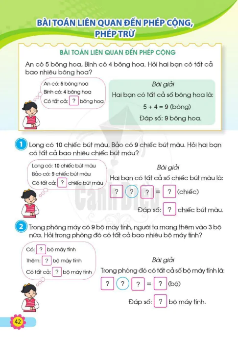 Bài toán liên quan đến phép cộng, phép trừ