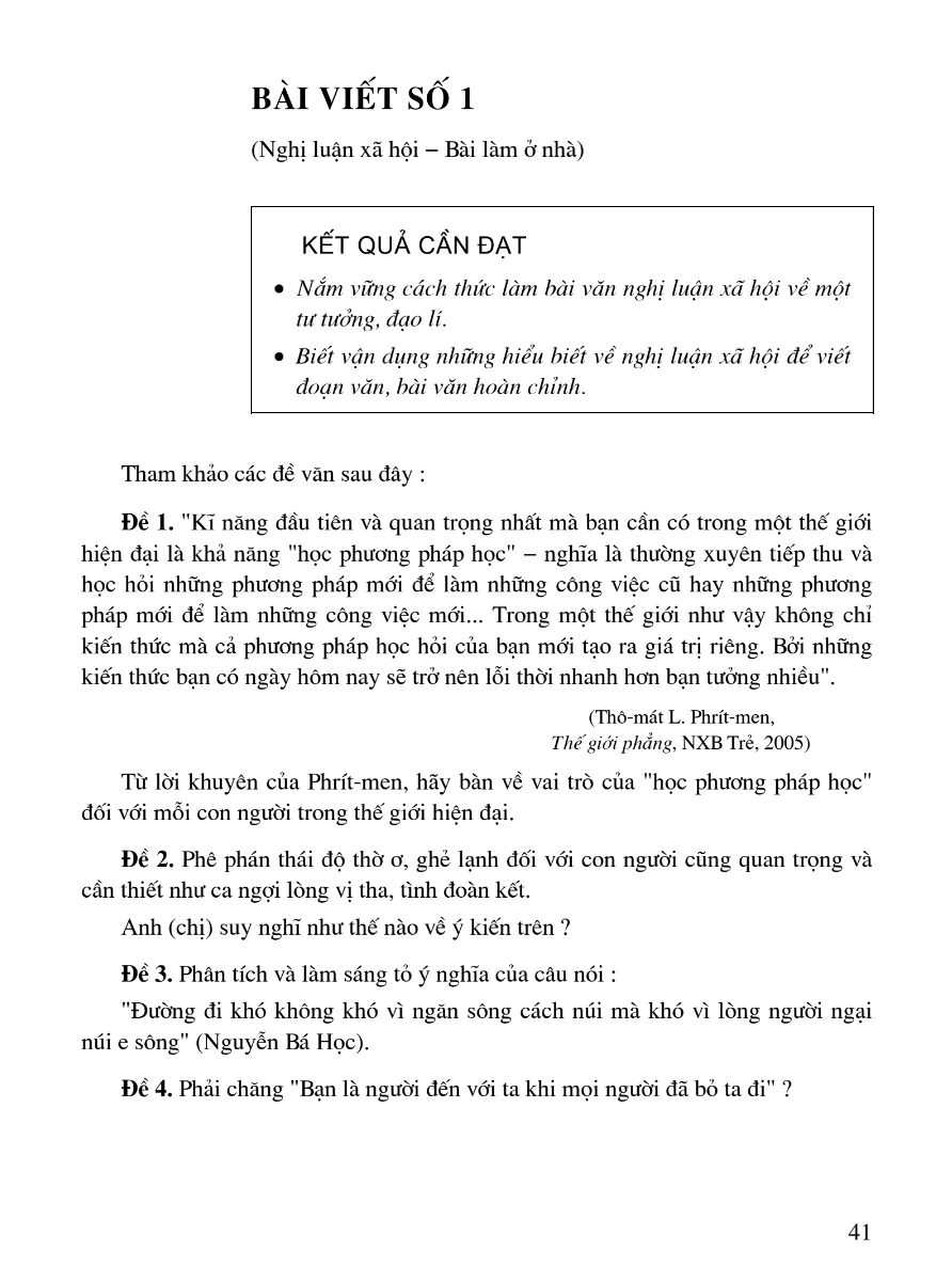 Bài Viết Số 1