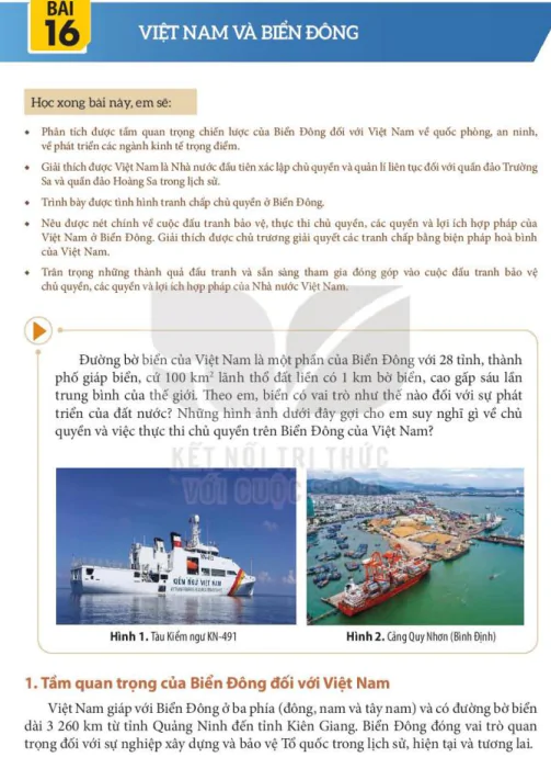 BÀI 16: VIỆT NAM VÀ BIỂN ĐÔNG