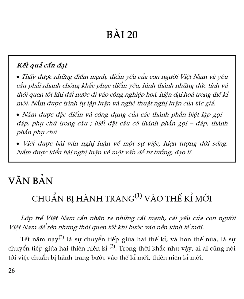Các Thành Phần Biệt Lập (Tiếp Theo)