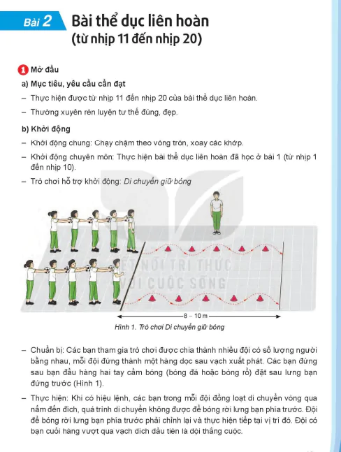 Chủ đề 4 - Bài 2: Bài thể dục liên hoàn (từ nhịp 11 đến nhịp 20)