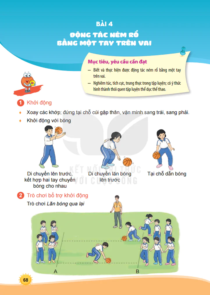 Chủ Đề 1 - Bài 4: Động Tác Ném Rổ Bằng Một Tay Trên Vai