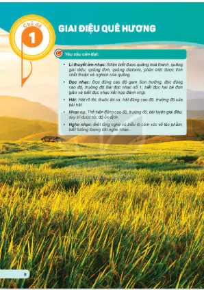 Chủ đề 1: Giai điệu quê hương