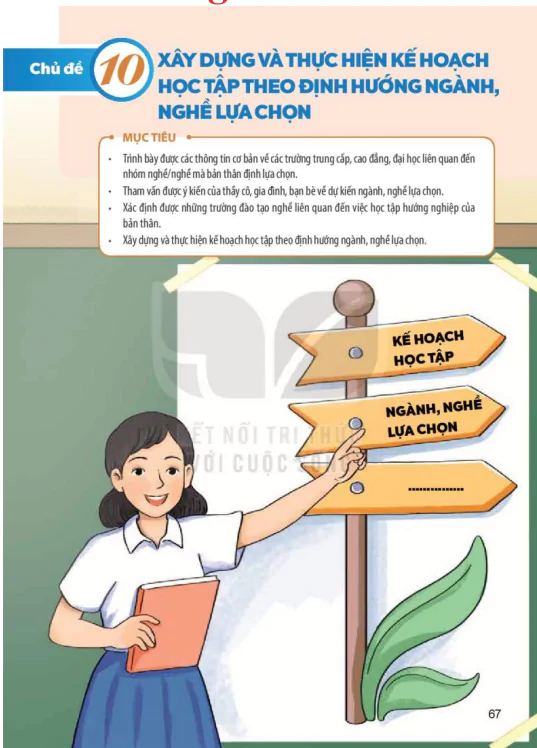 Chủ đề 10: Xây dựng và thực hiện kế hoạch học tập theo định hướng ngành, nghề lựa chọn
