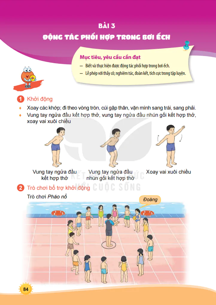 Chủ Đề 2 - Bài 3: Động Tác Phối Hợp Trong Bơi Ếch