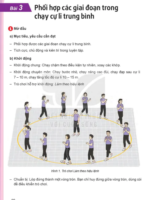 Chủ đề 3 - Bài 3: Phối hợp các giai đoạn trong chạy cự li trung bình