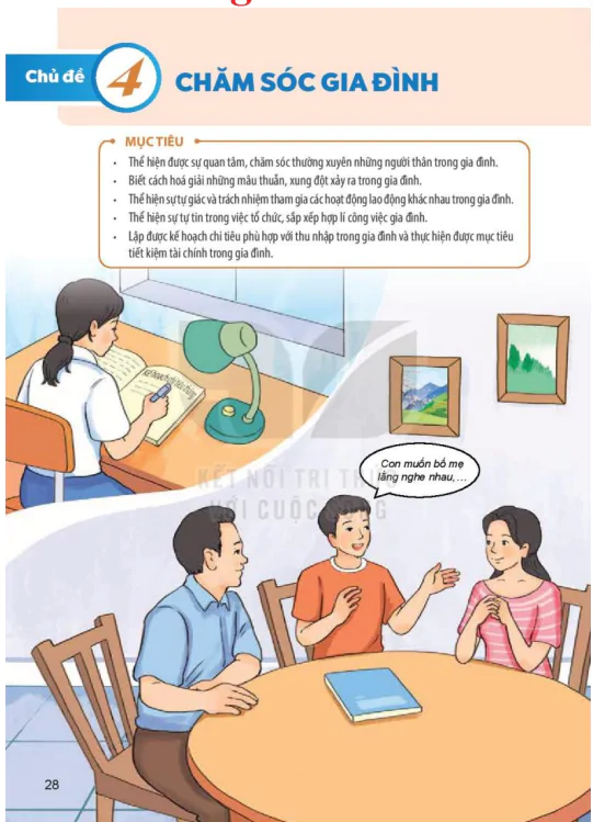 Chủ đề 4: Chăm sóc gia đình