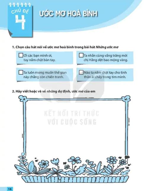 Chủ Đề 4: Ước Mơ Hòa Bình