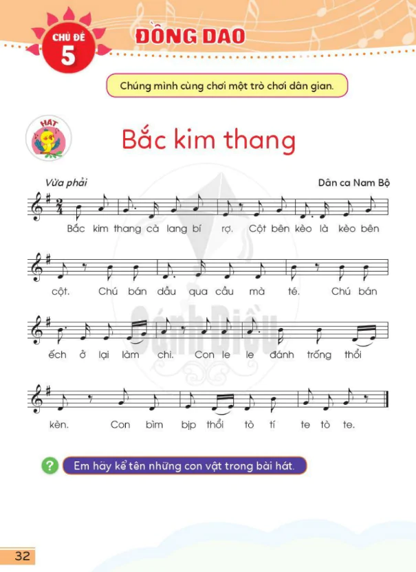 Chủ đề 5: Đồng dao