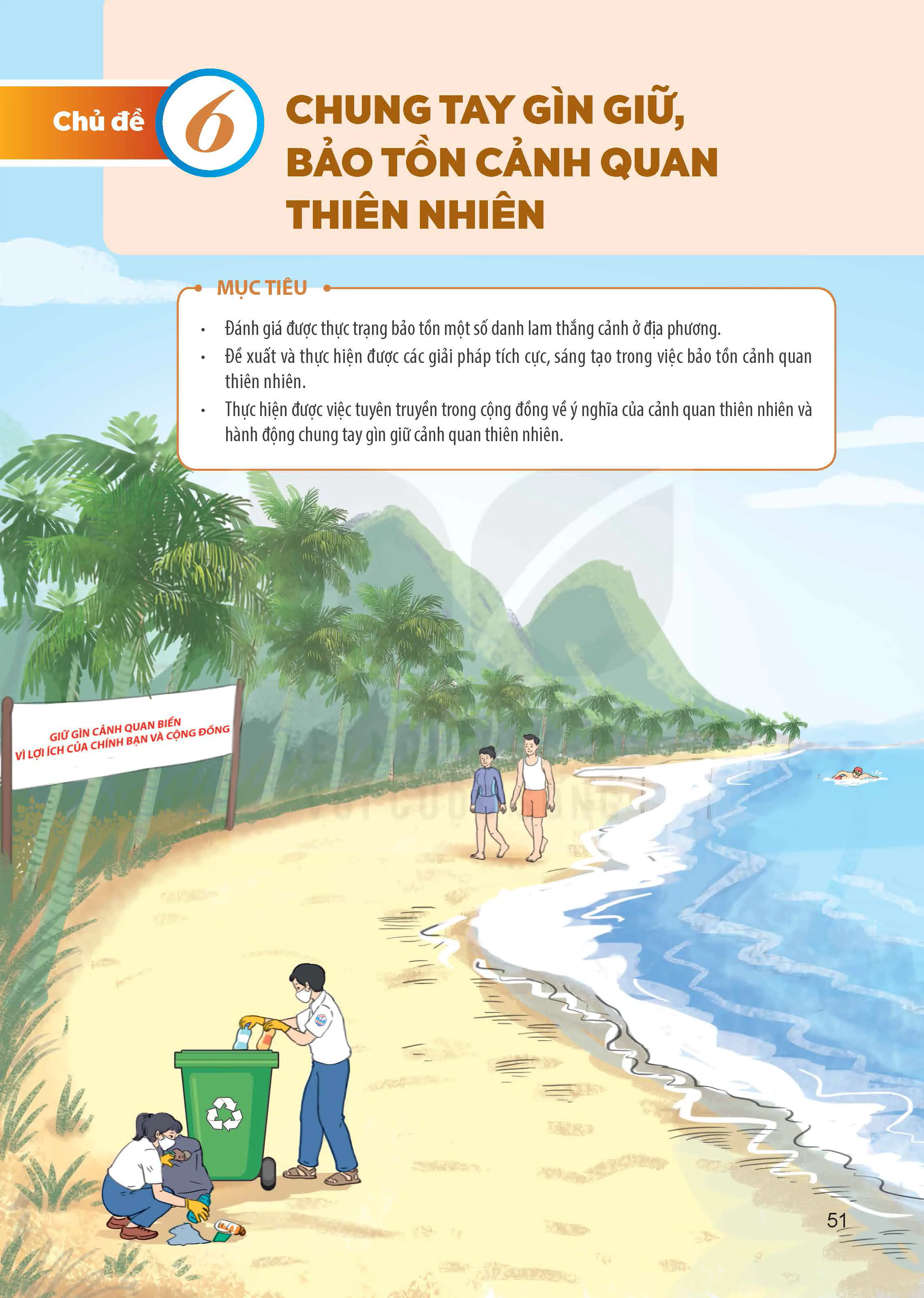 CHỦ ĐỀ 6. Chung tay gìn giữ, bảo tồn cảnh quan thiên nhiên