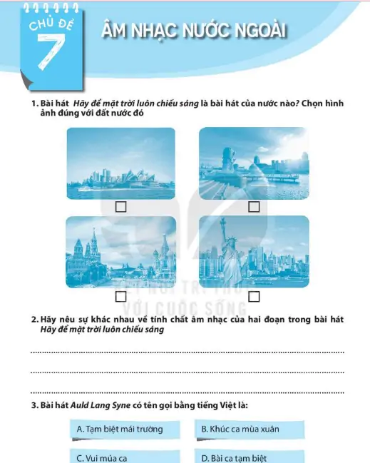 Chủ Đề 7: Âm Nhạc Nước Ngoài