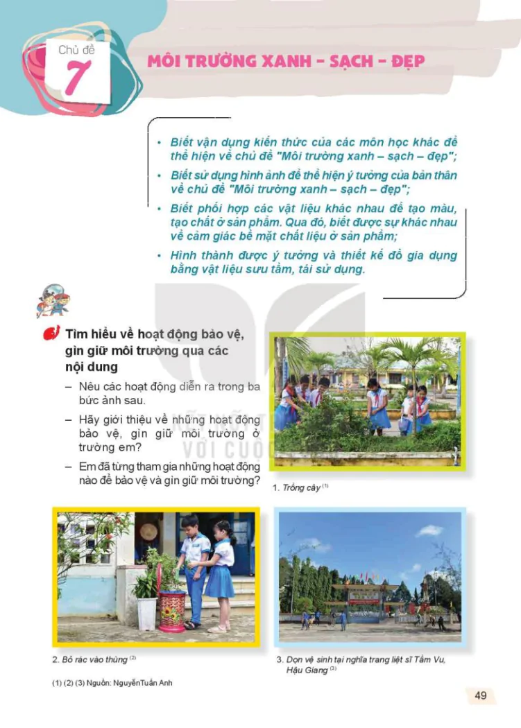Chủ Đề 7: Môi Trường Xanh - Sạch - Đẹp