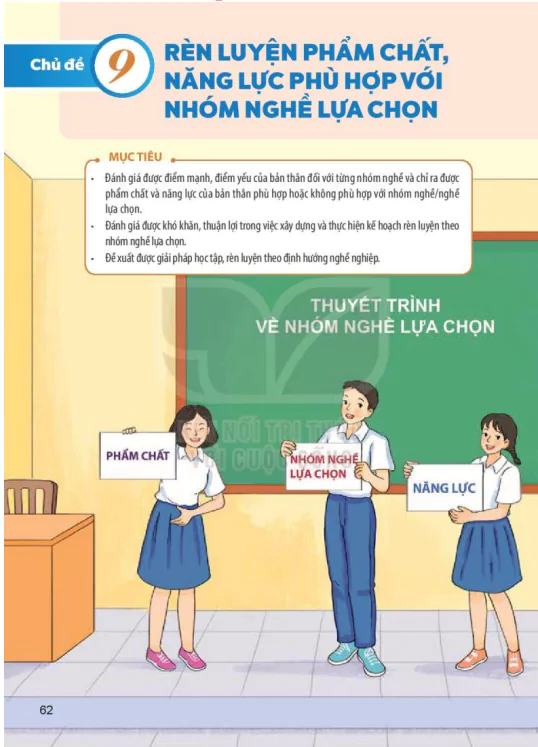 Chủ đề 9: Rèn luyện phẩm chất, năng lực phù hợp với nhóm nghề lựa chọn