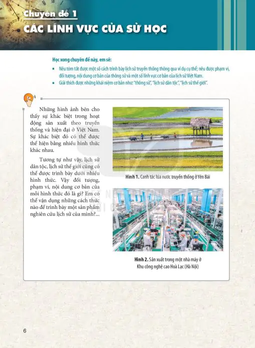 Chuyên Đề 1: Các Lĩnh Vực Của Sử Học