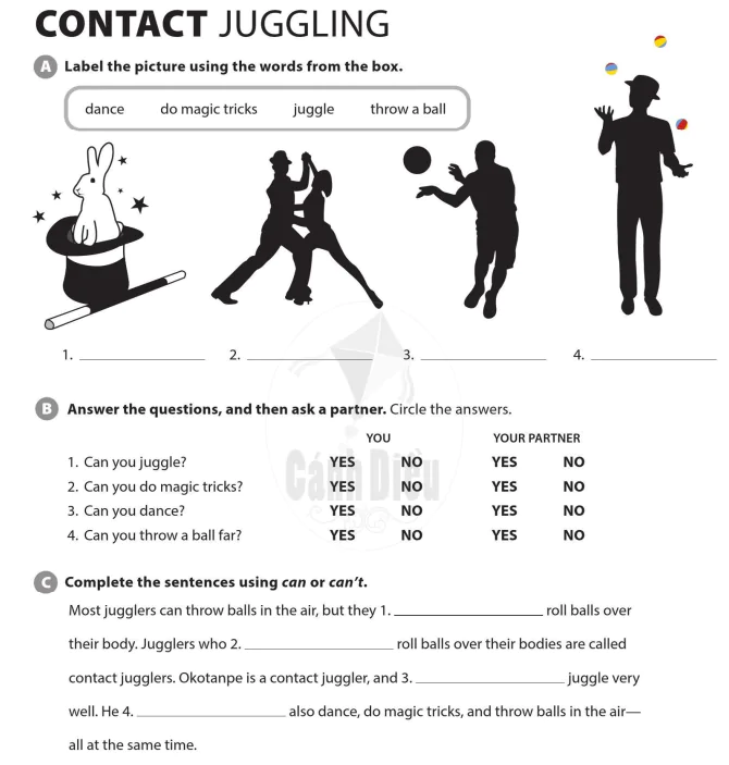 Contact juggling