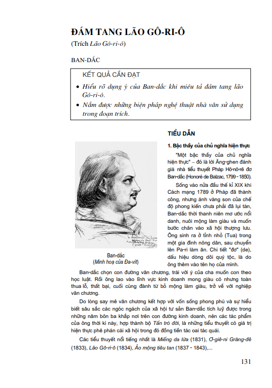 Đám tang lão Gô-ri-ô ( Trích Lão Gô-ri-ô - Ban-dắc)