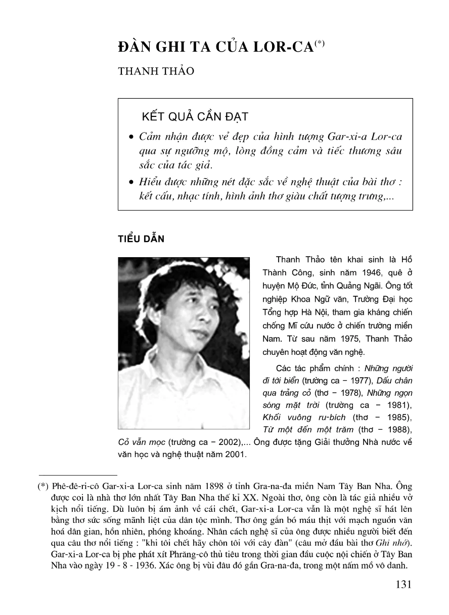 Đàn Ghi-ta Của Lor-ca