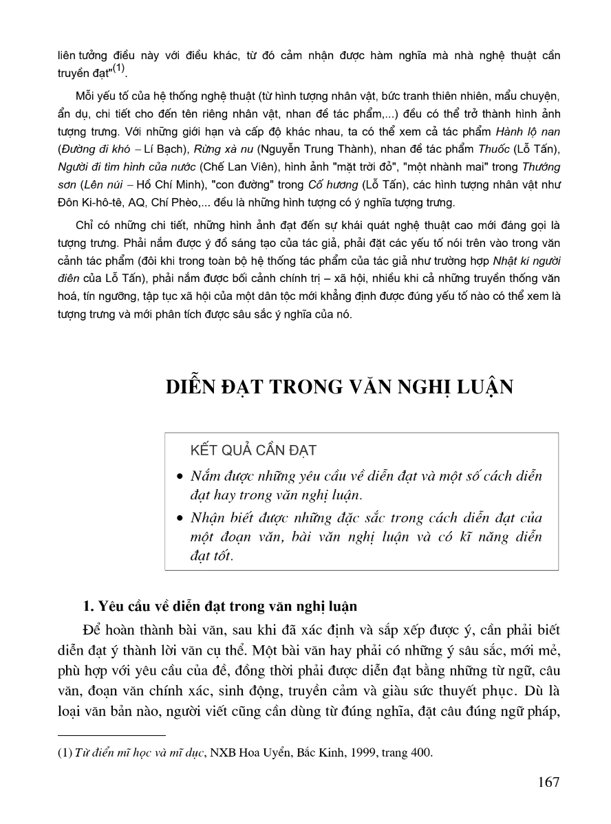 Diễn Đạt Trong Văn Nghị Luận