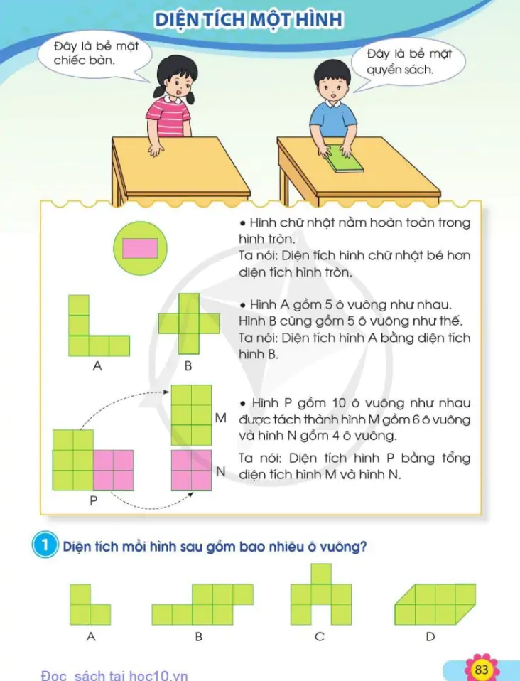 Diện tích một hình