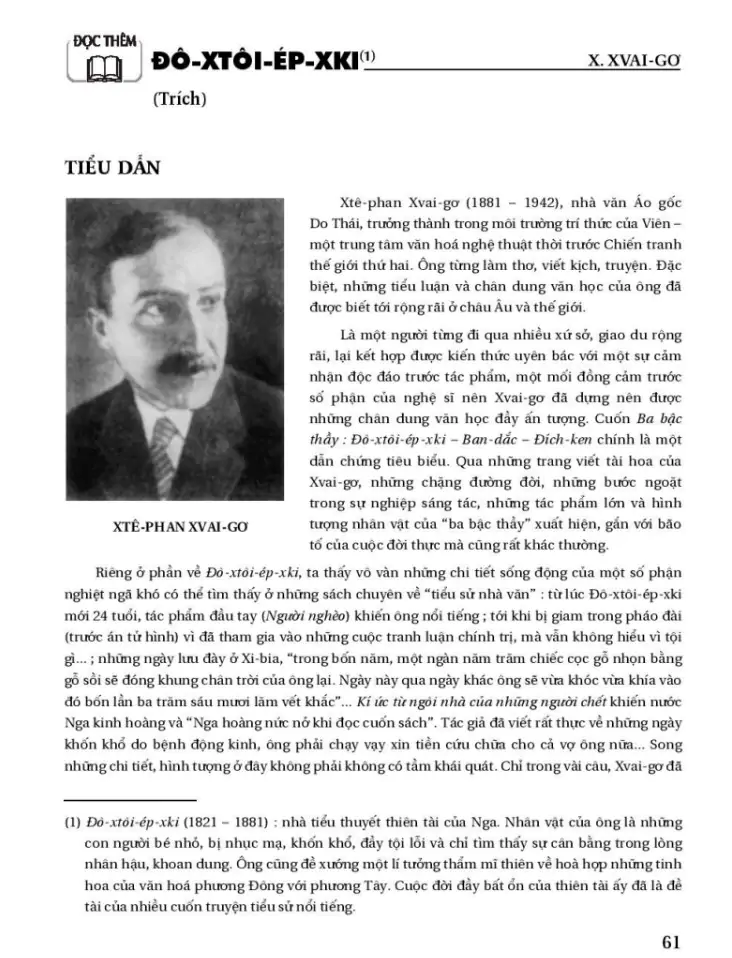 Đọc thêm: Đô-xtôi-ép-xki (Trích)