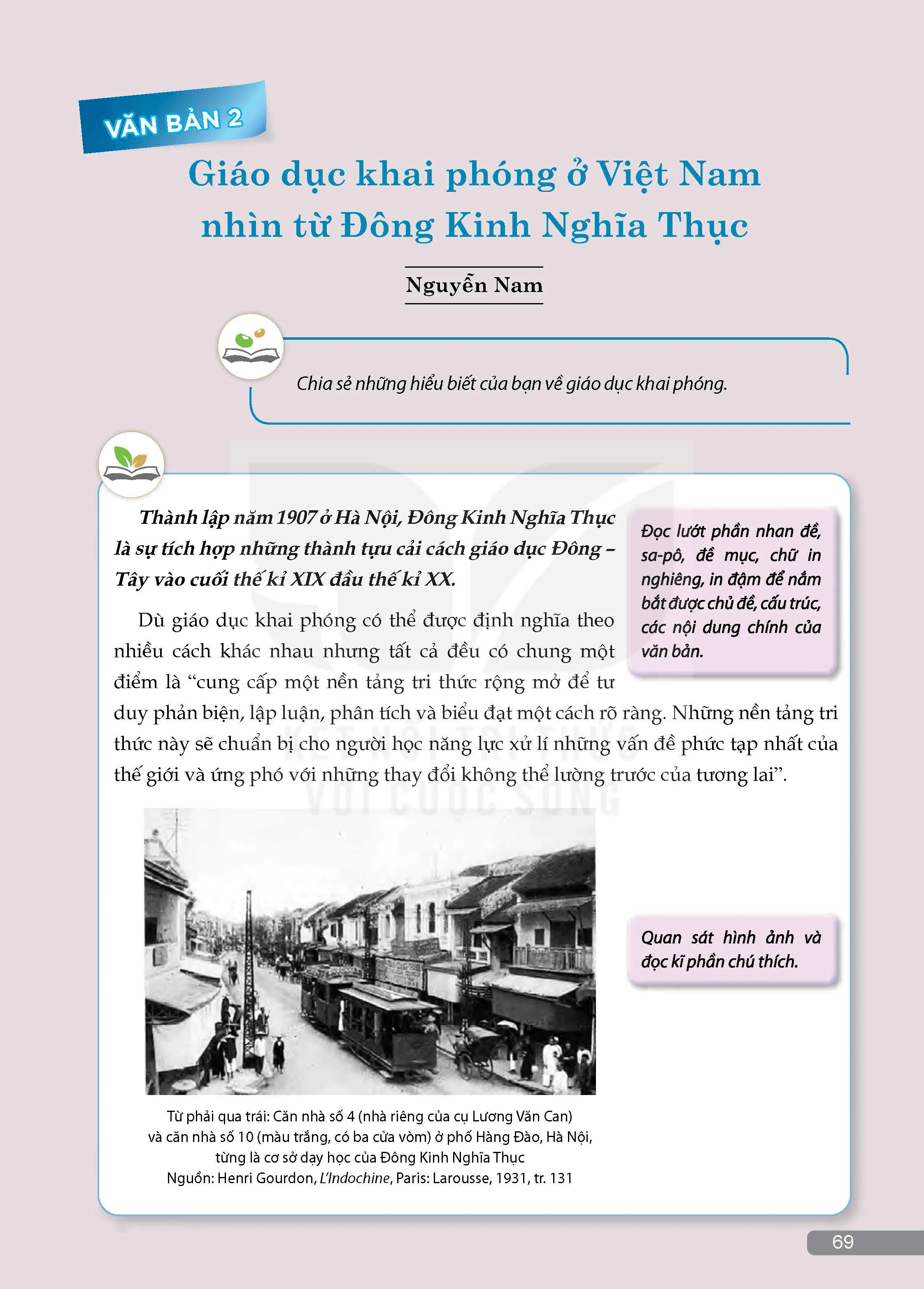 ĐỌC: Giáo dục khai phóng ở Việt Nam nhìn từ Đông Kinh Nghĩa Thục (Nguyễn Nam)