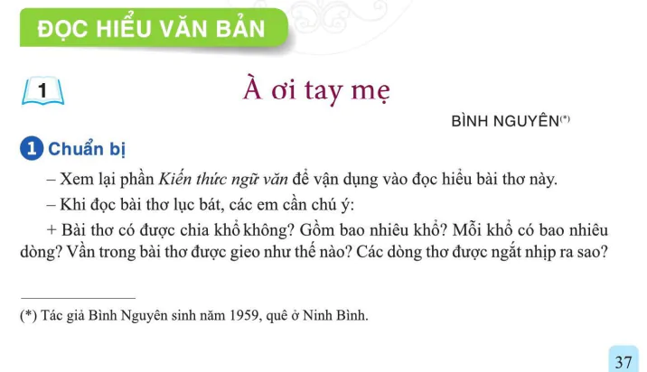 Đọc hiểu văn bản