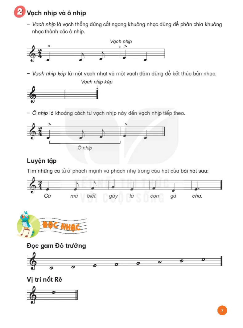 Đọc Nhạc: Bài Số 1