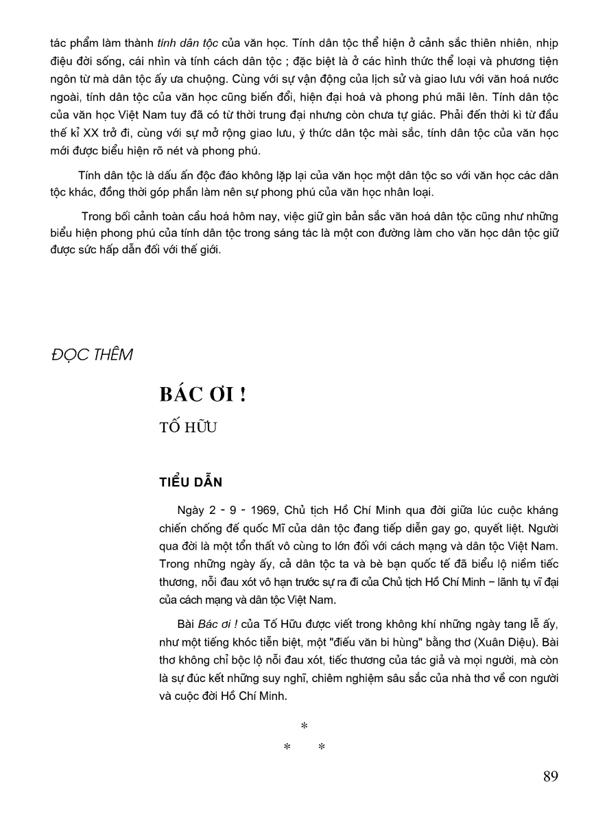 Đọc thêm: Bác Ơi!