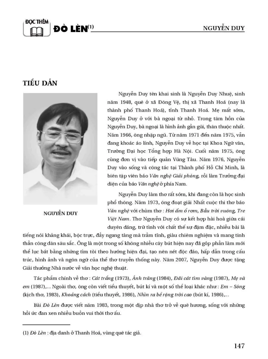 Đọc thêm: Đò Lèn