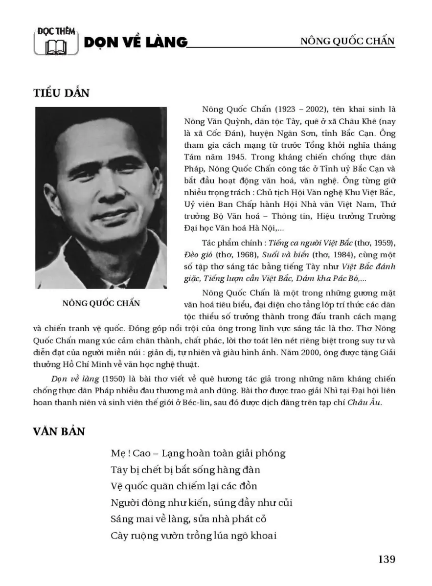 Đọc thêm: Dọn Về Làng
