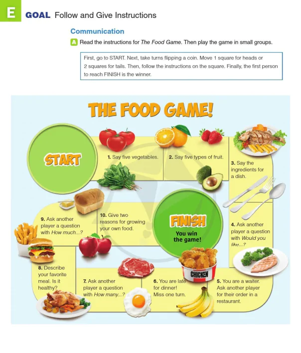 E GOAL: Follow and Give Instructions