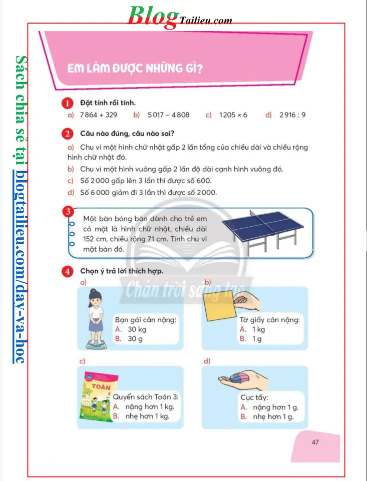 Em làm được những gì? (3)