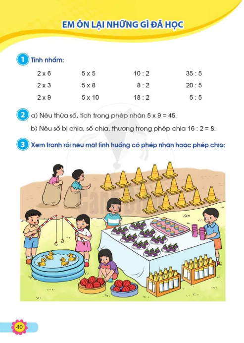 Em ôn lại những gì đã học