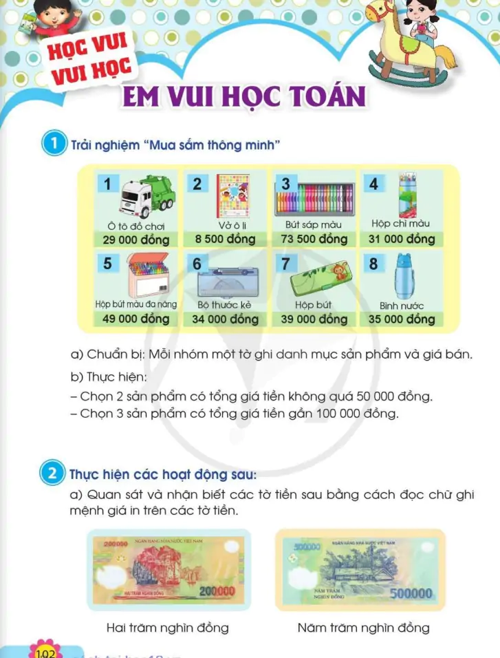 Em vui học toán
