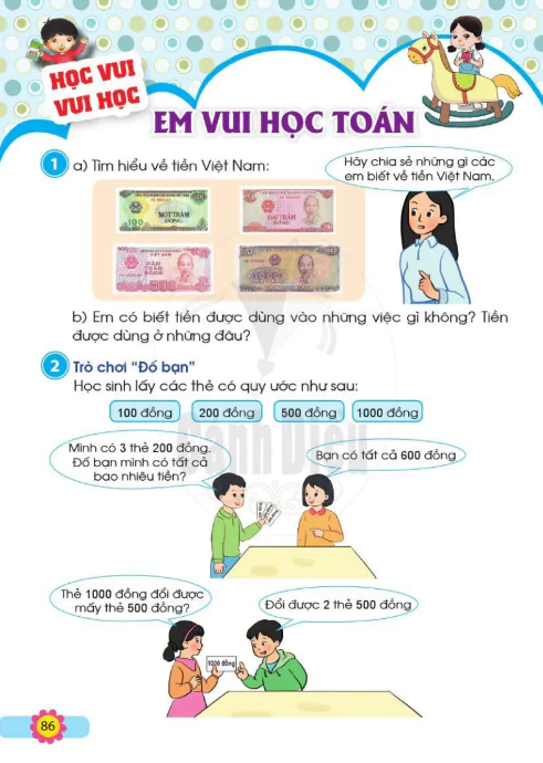 Em vui học toán