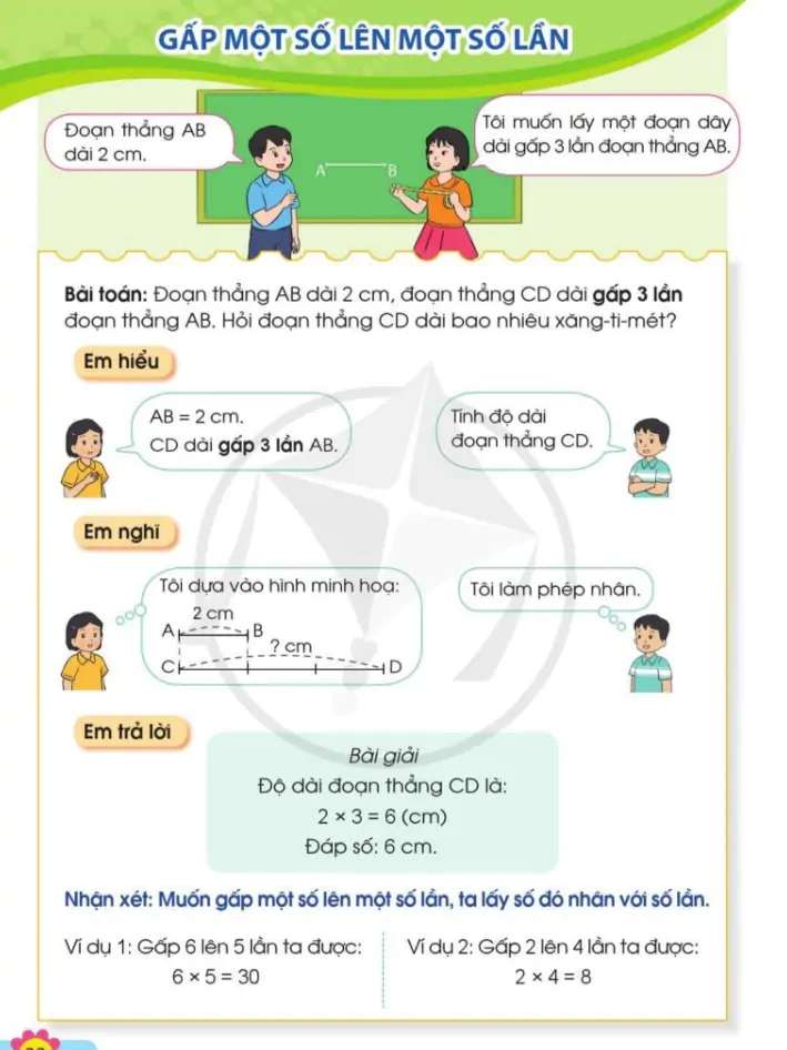 Gấp một số lên một số lần