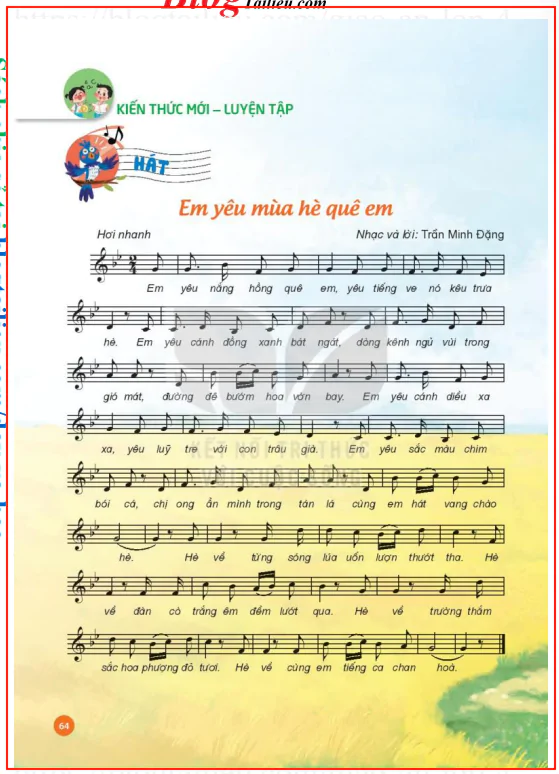 Hát: Em yêu mùa hè quê em