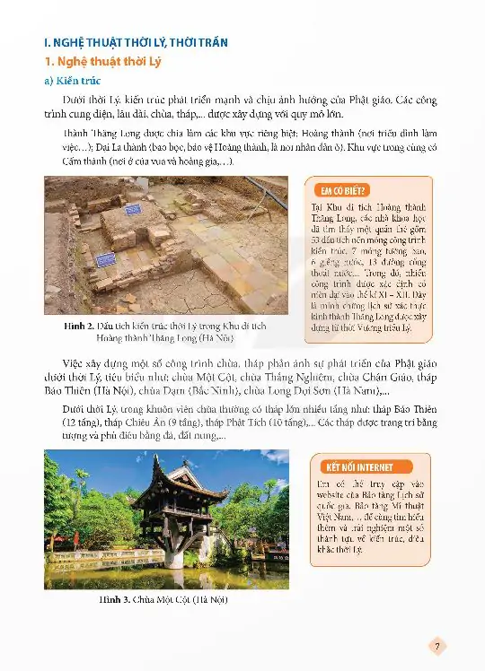 I: Nghệ Thuật Thời Lý, Thời Trần