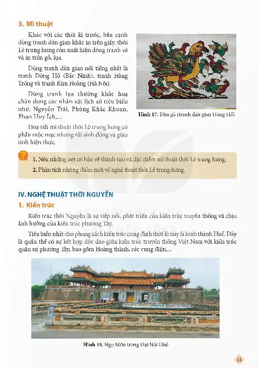 IV: Nghệ Thuật Thời Nguyễn