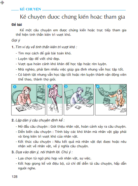 Kể chuyện: Kể chuyện được chứng kiến hoạc tham gia