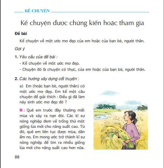 Kể chuyện: Kể chuyện được chứng kiến hoạc tham gia