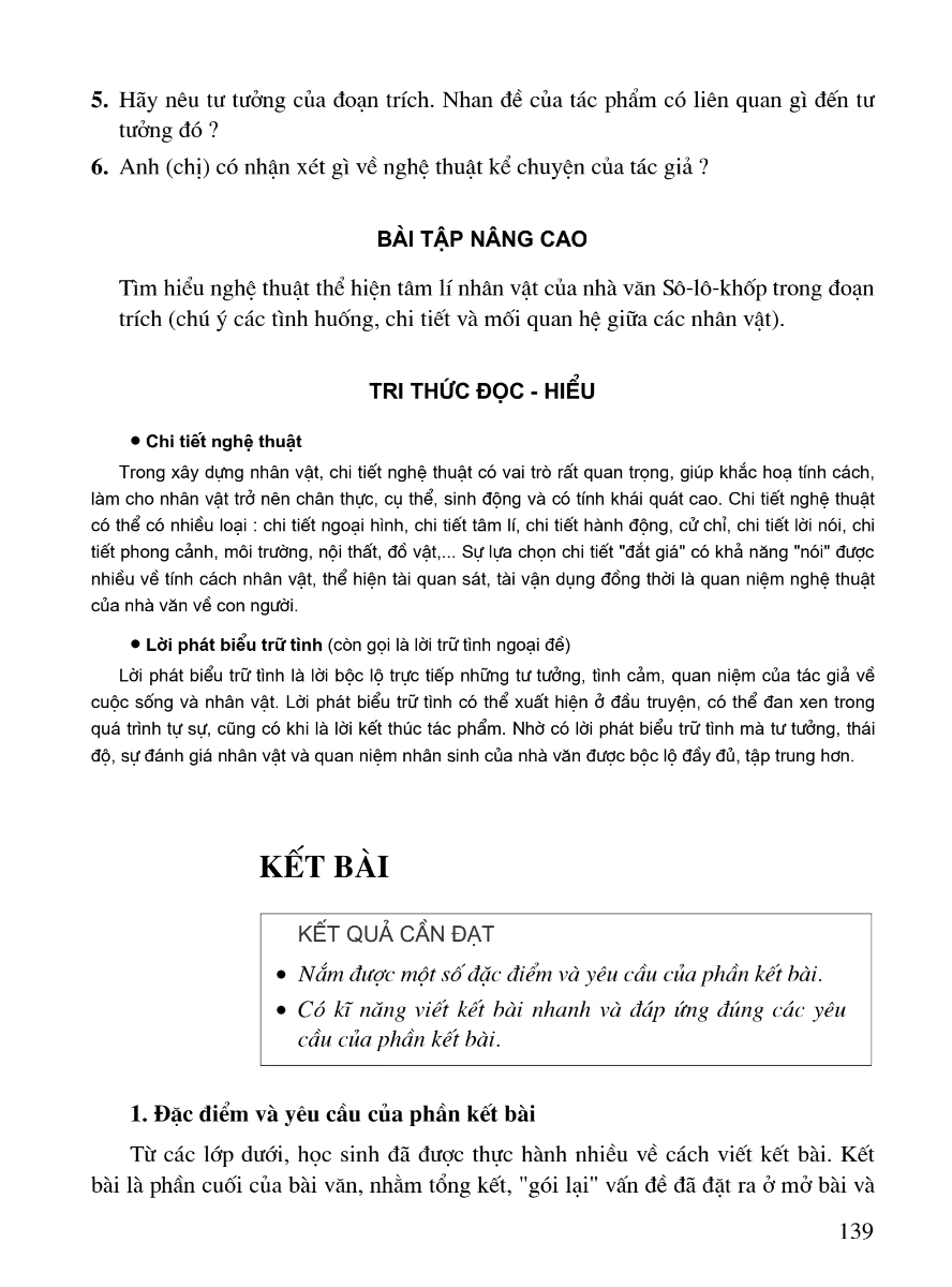 Kết Bài