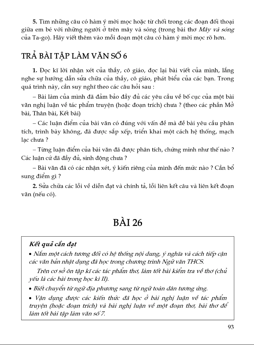 Kiểm Tra Về Thơ