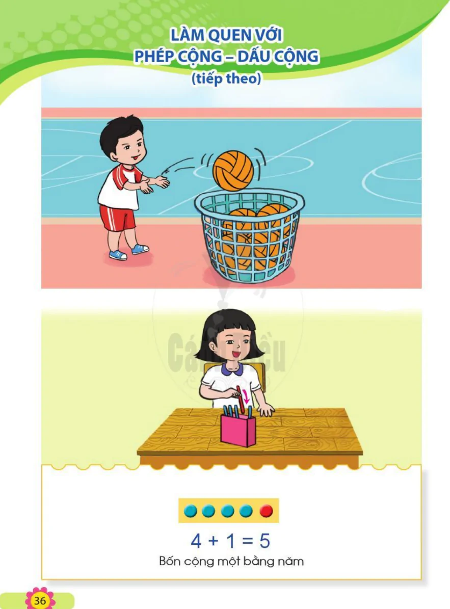 Làm Quen Với Phép Cộng - Dấu Cộng (tiếp theo)