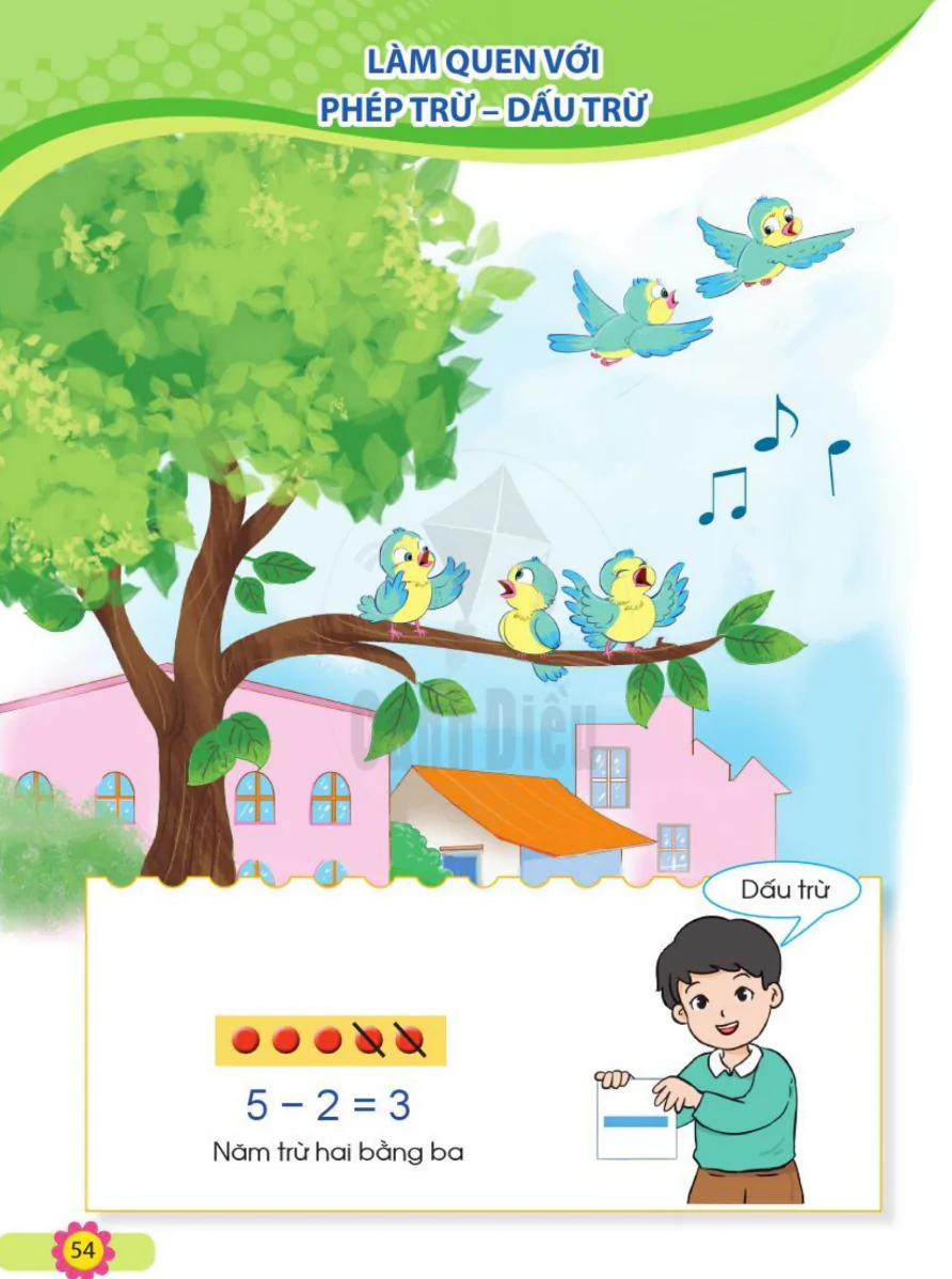 Làm Quen Với Phép Trừ - Dấu Trừ