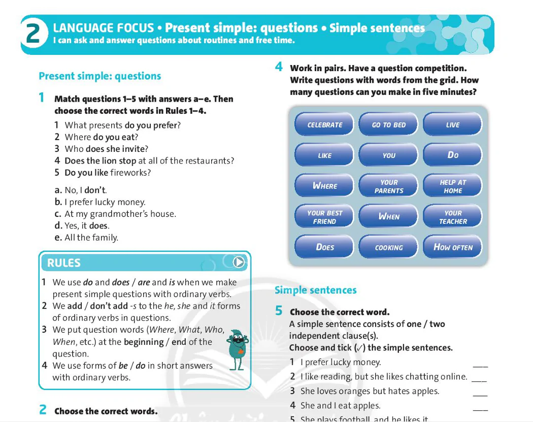 Language Focus (Page 29)