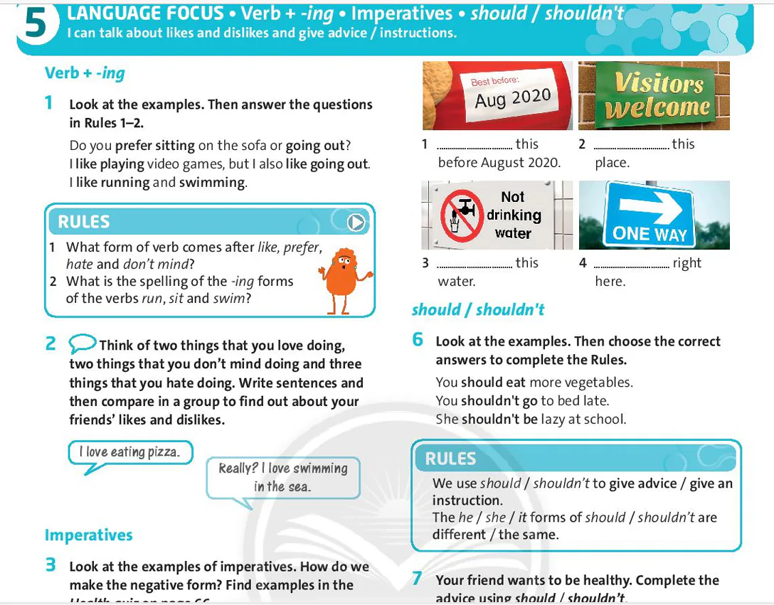 Language Focus (Page 67)